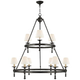 Classic Two-Tier Ring Chandelier