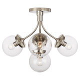 Prescott Four Light Semi Flush Mount