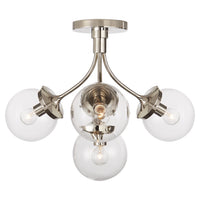 Prescott Four Light Semi Flush Mount