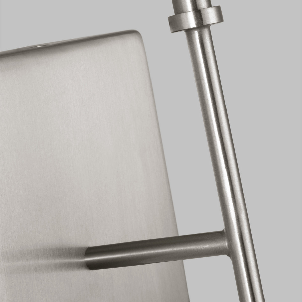 LED Bath Wall Sconce — W: 5.00" × H: 15.38" × D: 5.63"