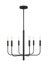 Six Light Chandelier — 21.38"