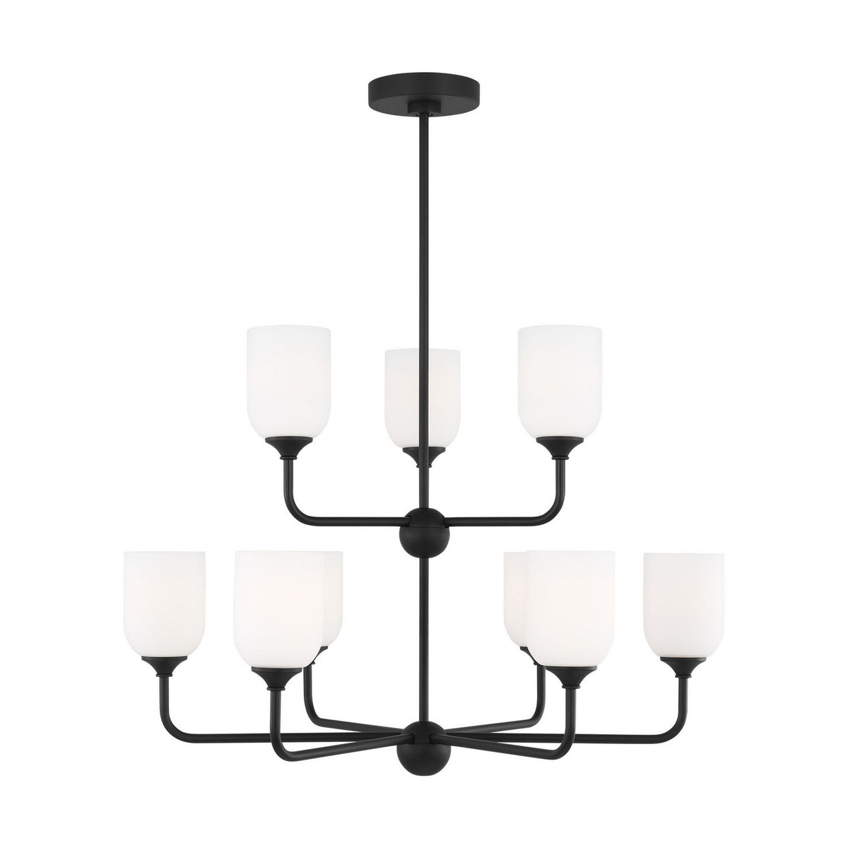 Emile Nine Light Chandelier — 9 W