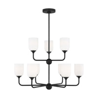 Emile Nine Light Chandelier — 9 W
