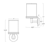 Adria One Light Wall Sconce