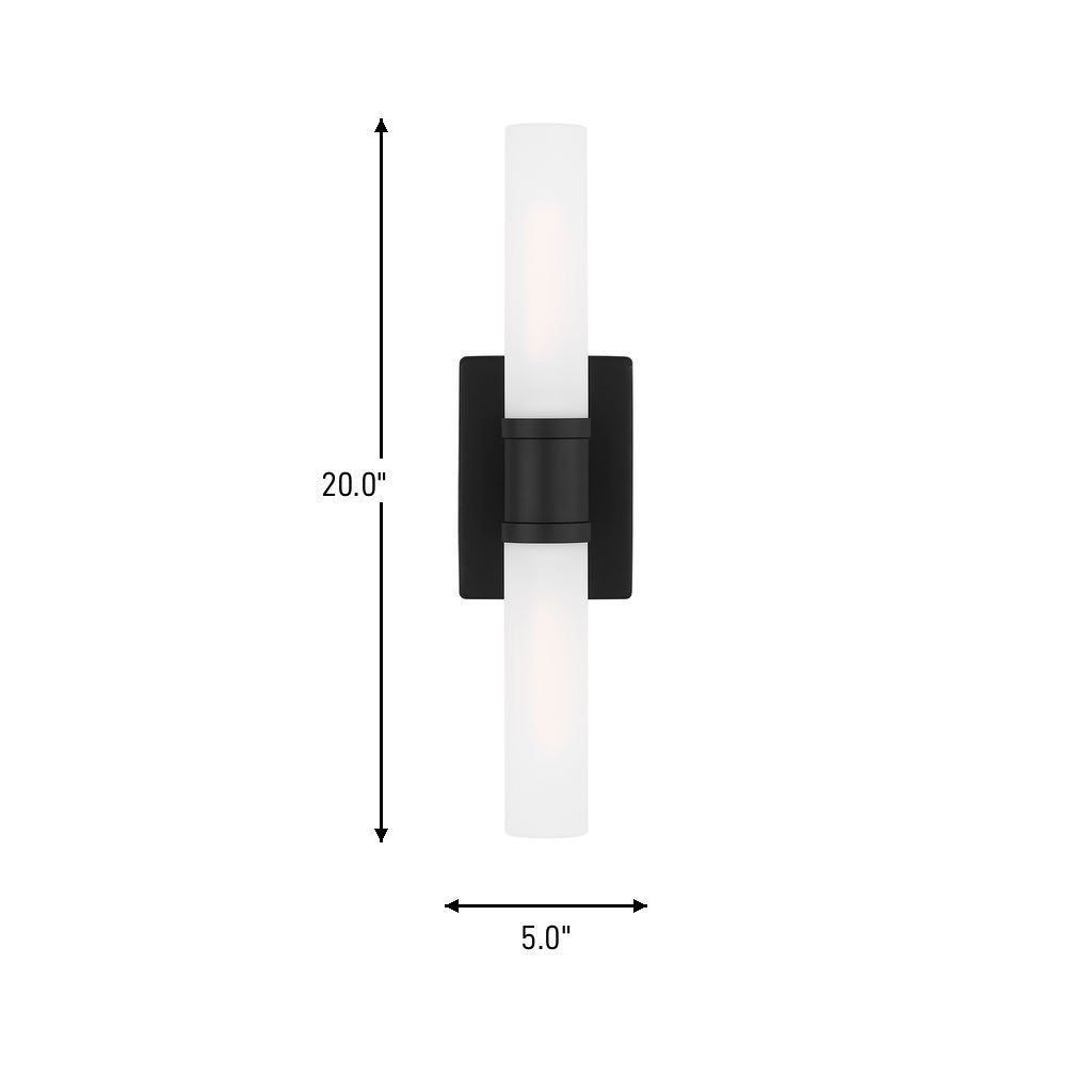 Two Light Bath Vanity — 20.00"