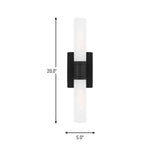 Two Light Bath Vanity — 20.00"