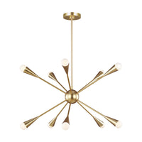 Ten Light Chandelier — 27.25"