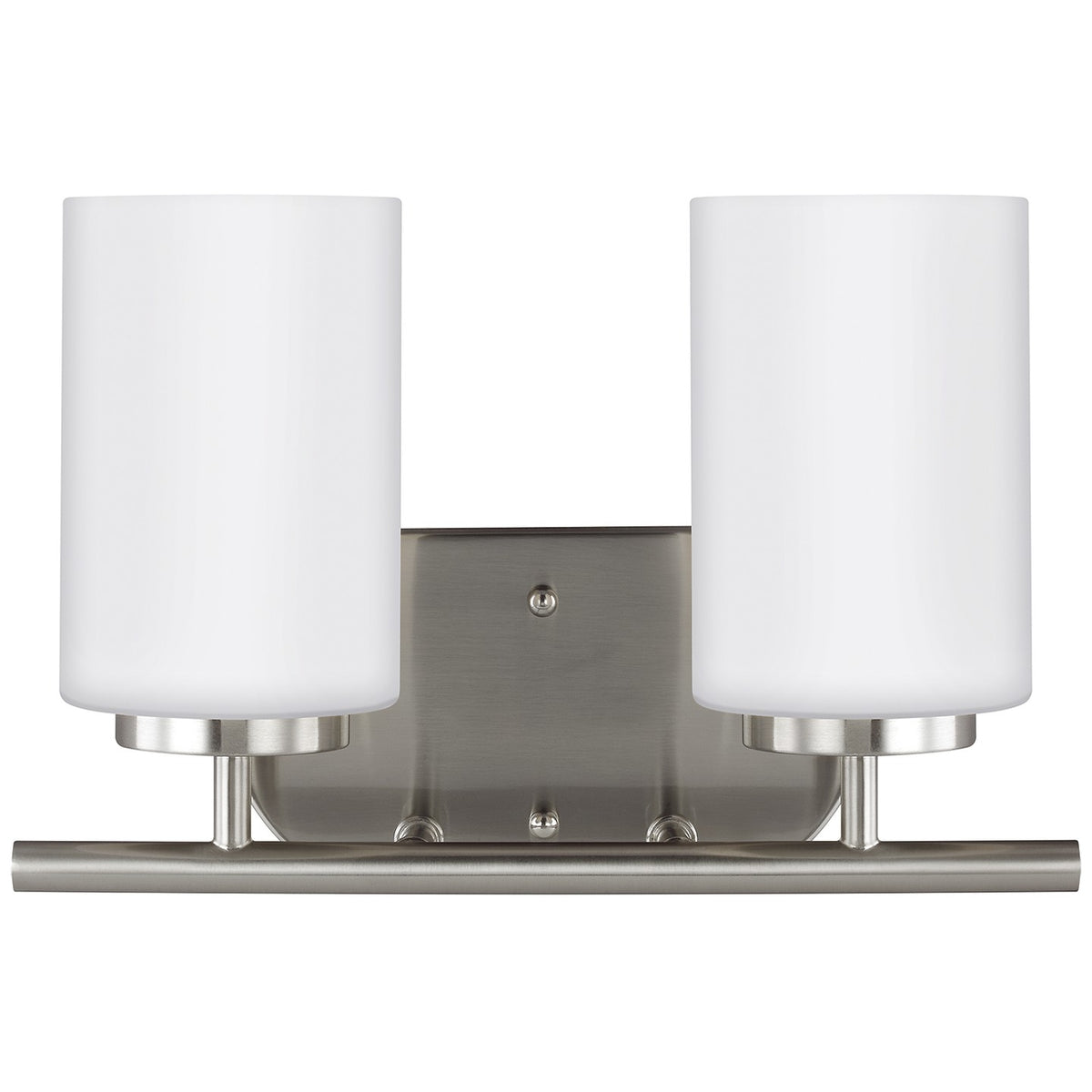 Oslo Two Light Bath — Cased Opal Etched