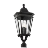 Three Light Outdoor Post Lantern — 27.50"