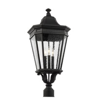 Three Light Outdoor Post Lantern — 27.50"