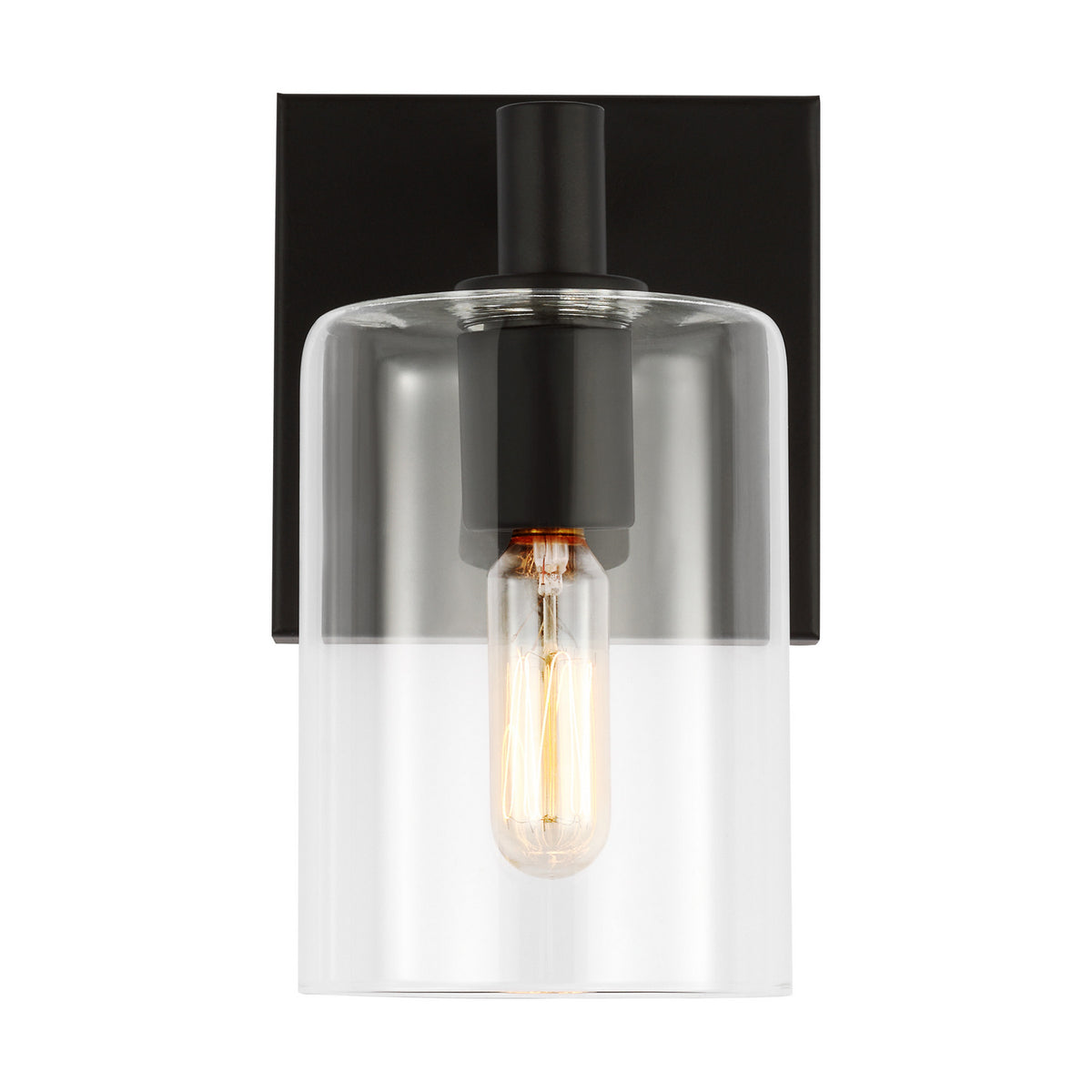 LED Bath Wall Sconce — W: 4.75" × H: 7.75" × D: 6.38"