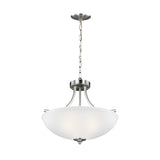 Geary Three Light Semi Flush Mount