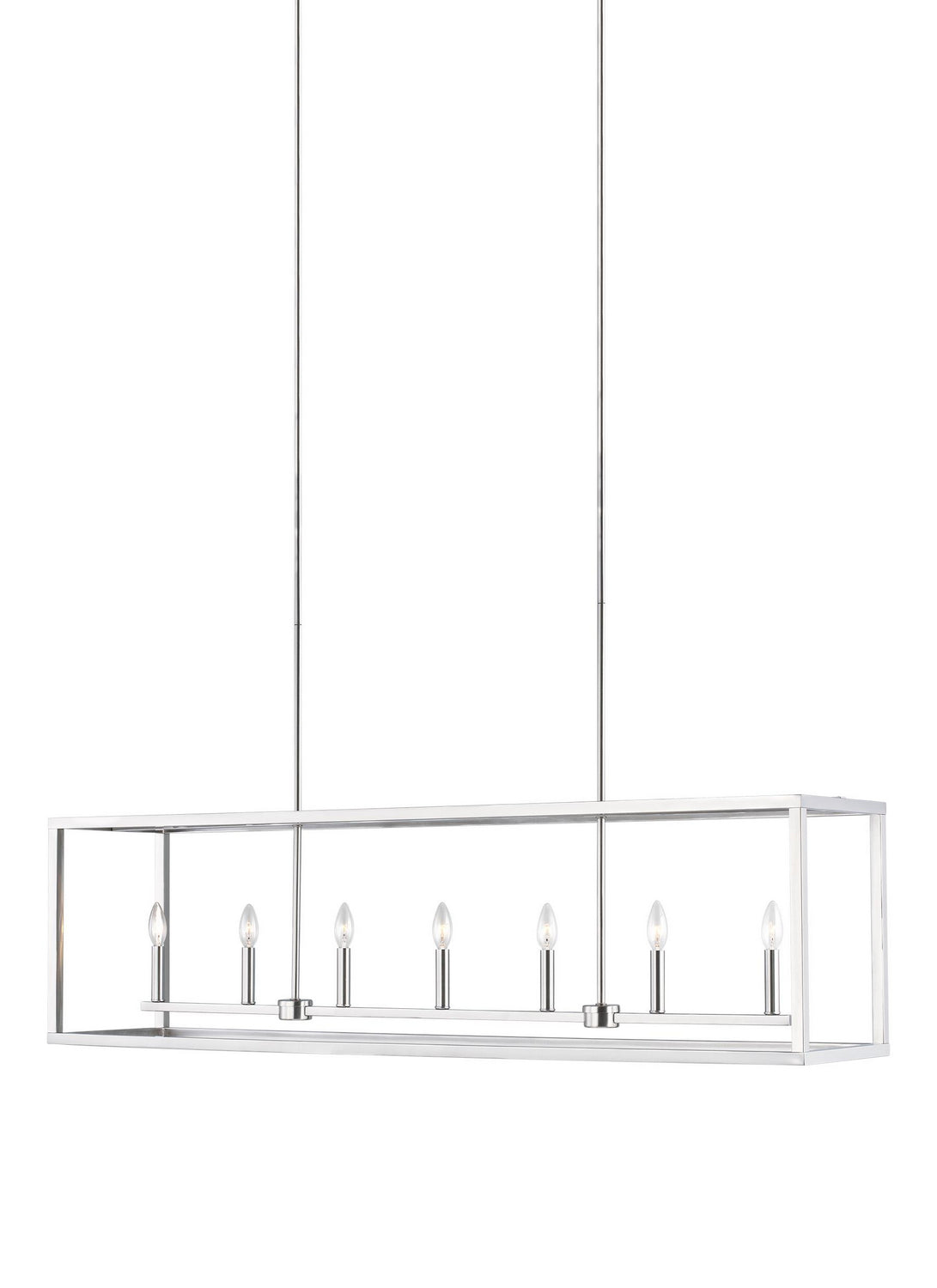 Moffet Street Seven Light Linear Chandelier