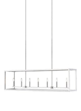 Moffet Street Seven Light Linear Chandelier