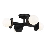 Four Light Semi-Flush Mount