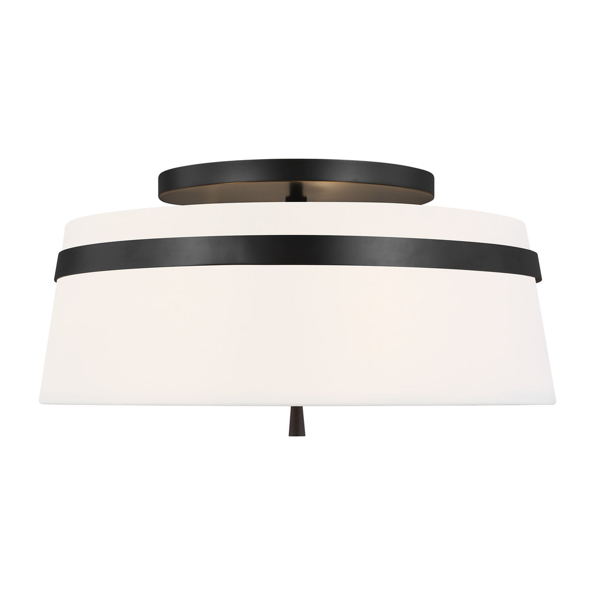 Three Light Semi-Flush Mount — 9.50"