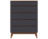 West Bros Serra Chest of Drawers in 80 Walnut