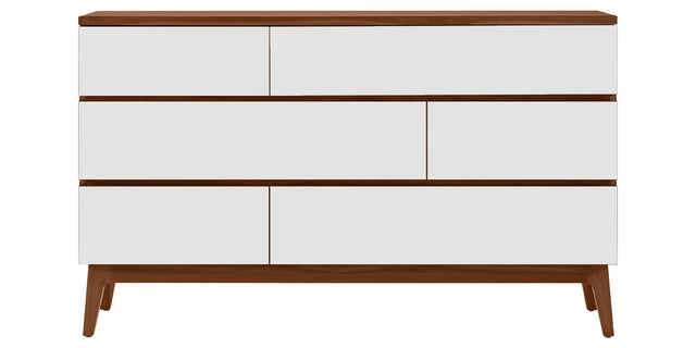 West Bros Serra 6 Drawer Dresser in 79 Toast