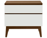 West Bros Serra Bedside Chest in 80 Walnut