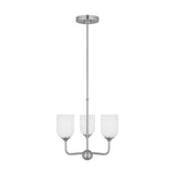 Emile Three Light Small Chandelier — 60 W