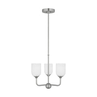 Emile Three Light Small Chandelier — 60 W