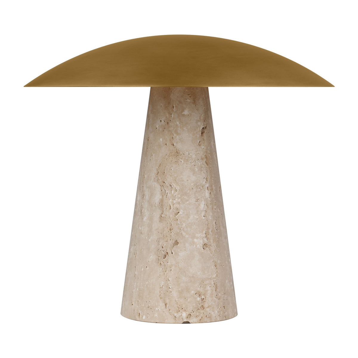 Aegis Medium Travertine Table Lamp