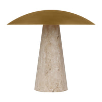 Aegis Medium Travertine Table Lamp