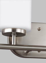 Oslo Two Light Bath — Cased Opal Etched
