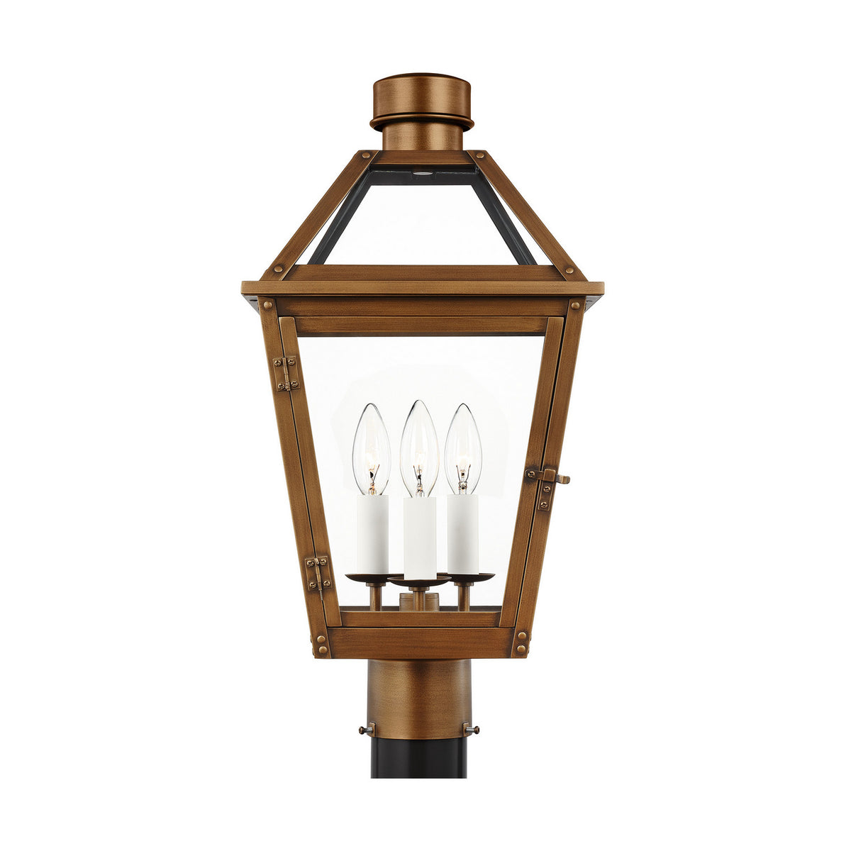 Three Light Post Mount