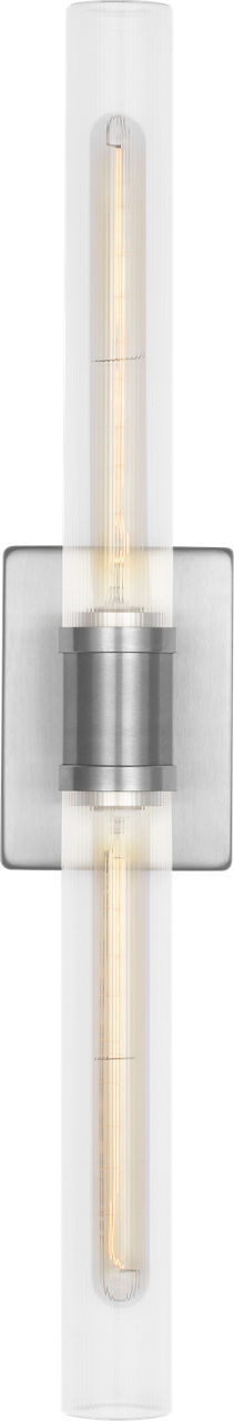 Keaton 30" Vanity Sconce — Clear Fluted