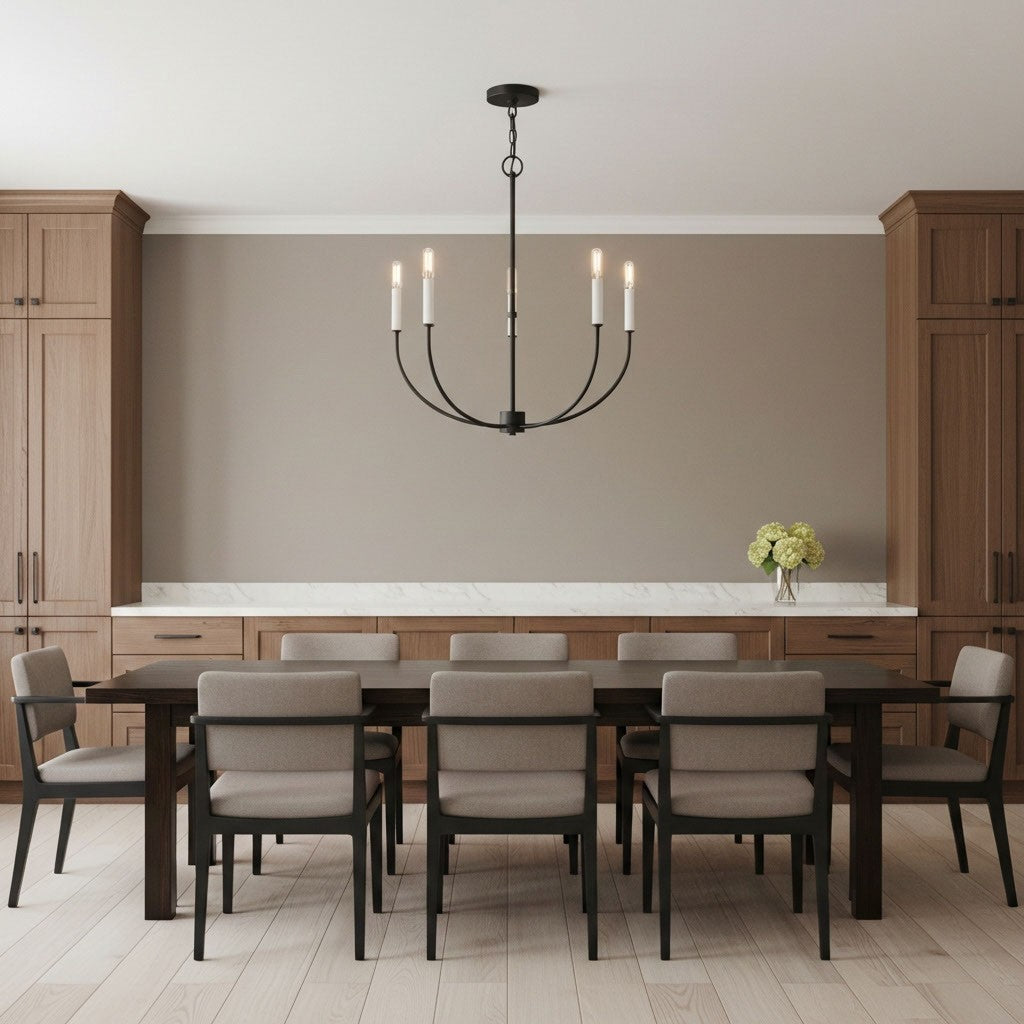 Greenwich Five Light Chandelier — 40 W