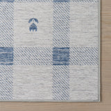 Valen Modern Plaid Machine Washable Rug