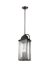 Three Light Outdoor Pendant — 18.75"