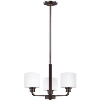 Canfield Three Light Chandelier
