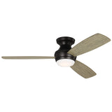 Ikon 52" Semi Flush LED Ceiling Fan