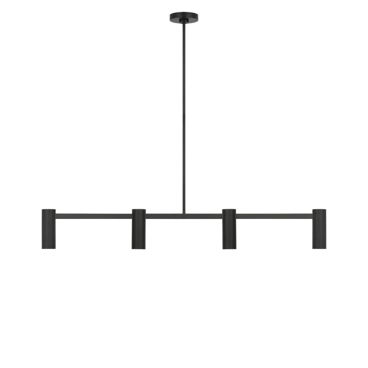 Zentro Four Light Linear Chandelier