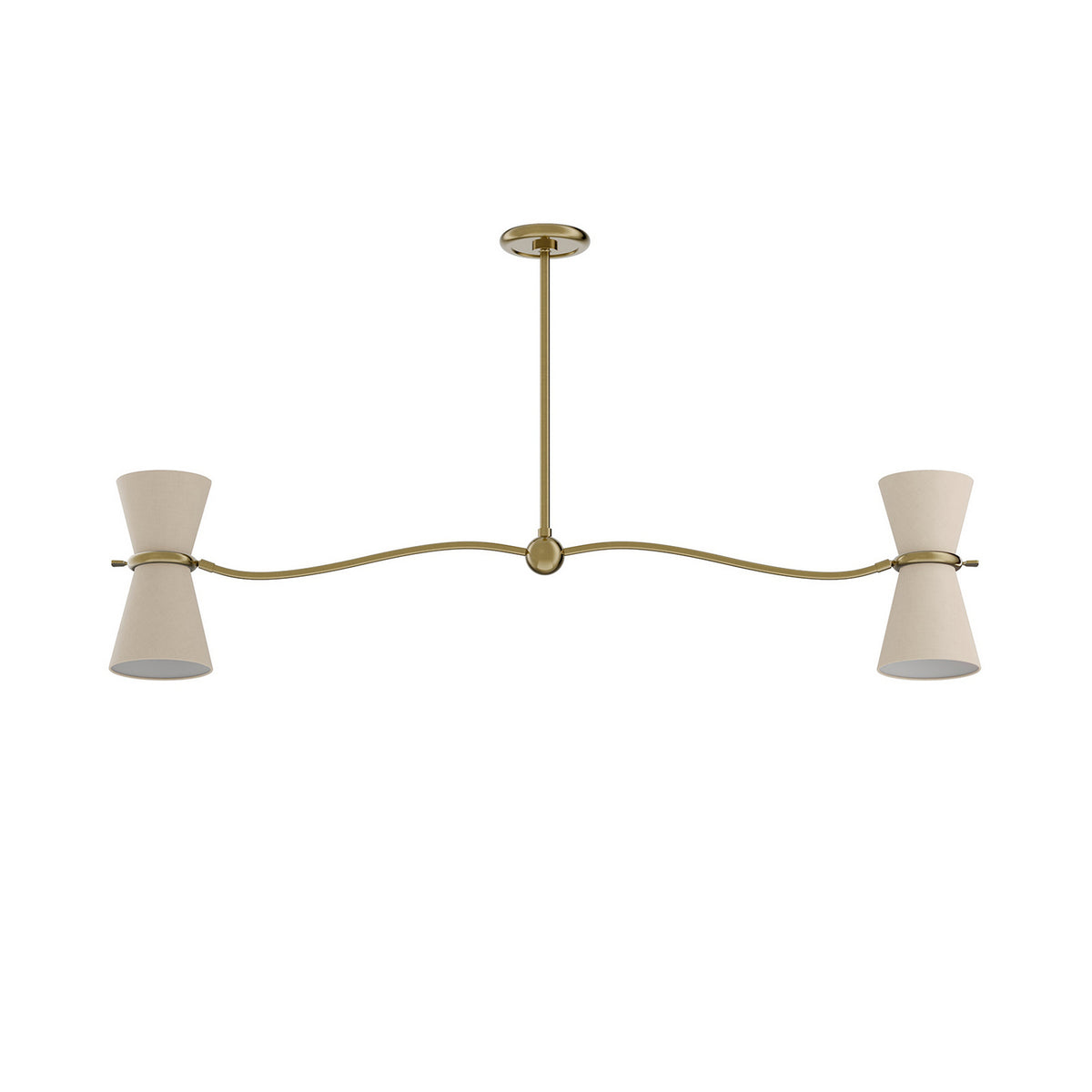 Gable Four Light Linear Chandelier