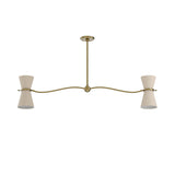 Gable Four Light Linear Chandelier