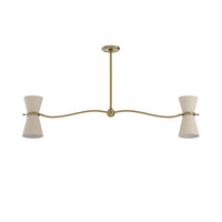 Gable Four Light Linear Chandelier