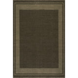 Nate Berkus Canon Bordered Wool Cozy Area Rug