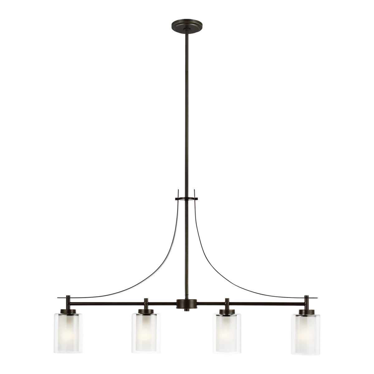 Elmwood Park Four Light Linear Chandelier