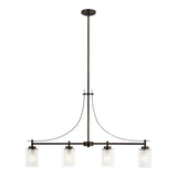 Elmwood Park Four Light Linear Chandelier