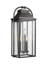 Three Light Outdoor Wall Sconce — 22.50"