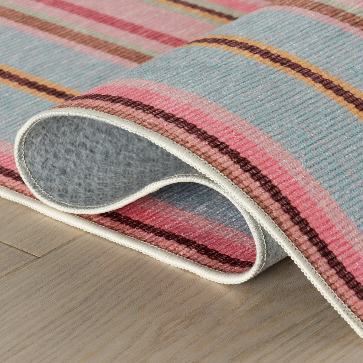 Jamaica Stripe Machine Washabel Rug