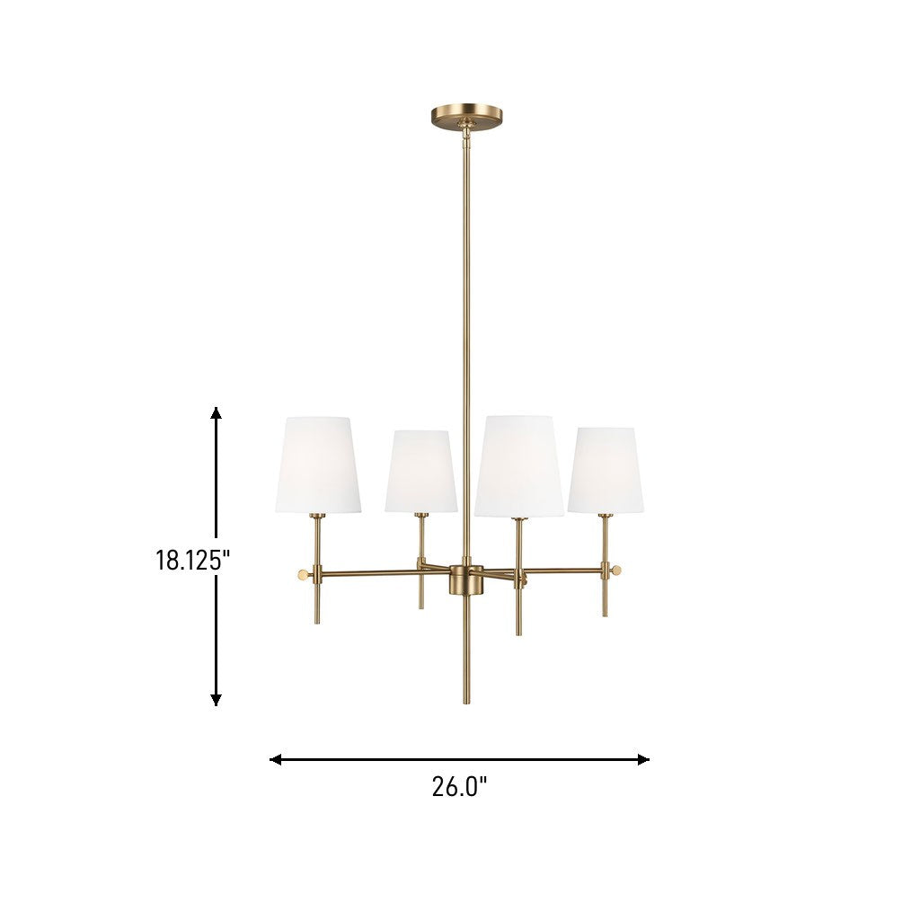 Four Light Chandelier — 26"