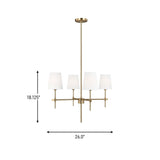 Four Light Chandelier — 26"