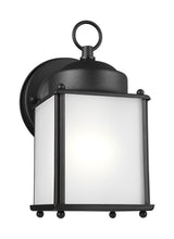 New Castle Small Outdoor Wall Lantern — Satin Etched