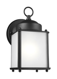 New Castle Small Outdoor Wall Lantern — Satin Etched