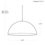 Sigmund One Light Pendant — 12.75"
