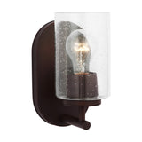 Oslo One Light Bath — Clear Seeded
